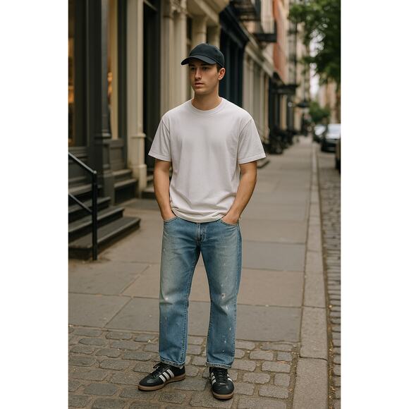 Vintage Ralph Lauren Polo Jeans Co. “Ashmore Original” Straight-Leg Jeans 33x30 - Picture 1 of 9